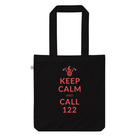 Keep calm and call 122 / Bio-Fashion-Stoffbeutel
