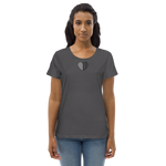 Flickenherzchen / Enganliegendes Öko-Shirt für Damen