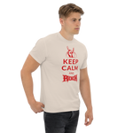 Keep Calm and Rock Herren-Shirt