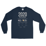2020 rezensiert Herren-Langarmshirt - Navy / S