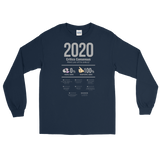 2020 rezensiert Herren-Langarmshirt - Navy / S