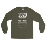 2020 rezensiert Herren-Langarmshirt - Militärgrün / S
