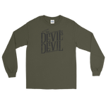 Devil’s Devil Herren-Langarmshirt - Militärgrün / S - 