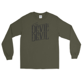 Devil’s Devil Herren-Langarmshirt - Militärgrün / S - 