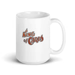 King of Cards in Retro Schrift - Weiß / 0,44l - Tasse - 