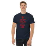 Keep calm and call 122 / Klassisches Herren-T-Shirt