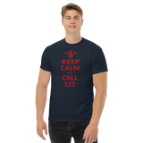 Keep calm and call 122 / Klassisches Herren-T-Shirt