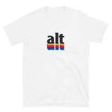Old Alt Oid - Unisex-T-Shirt - Deutsch / Weiß / S - Trixtaa,