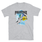 Pokerface Unisex-T-Shirt - Sportgrau / S - T-Shirt - 