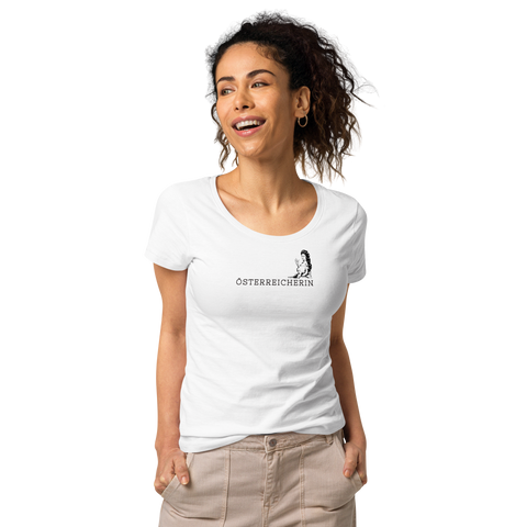 Sissi mit Rockhorns Basic Bio-T-Shirt für Damen