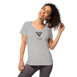 Sex, Drugs & Volksmusik - Eng anliegendes Damen-T-Shirt mit V-Ausschnitt